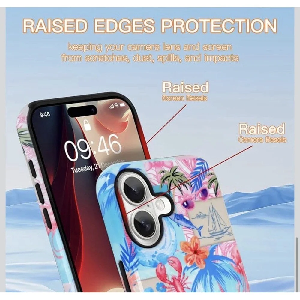 Case for iPhone 17 Air, Scratch Resistant Hybrid Double Layer Hard Shell NEW